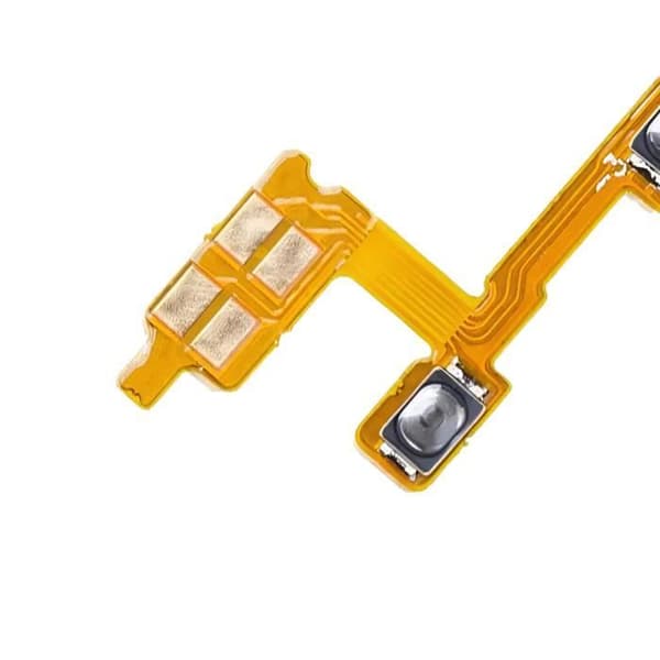 Nappe Bouton - Honor 8X - Sort - Erstatning Strøm og Volume - Høj Kvalitet Svart