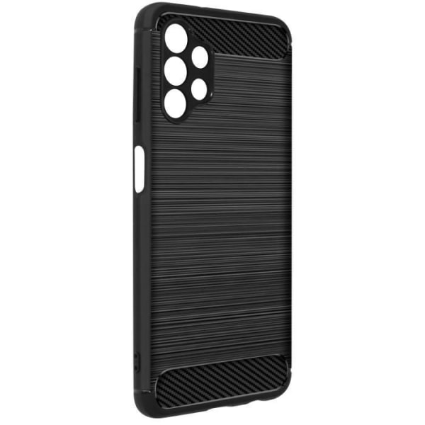 Kotelo Samsung A04s, A13 4G ja A13 5G Soft Carbon Harjattu Effect Black Svart