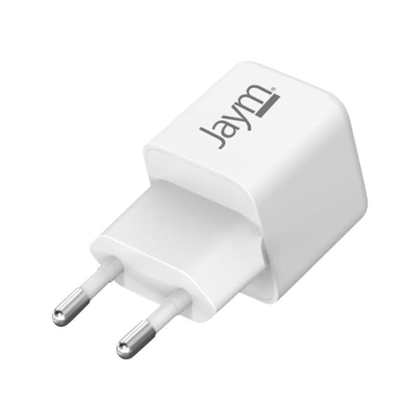 USB-C 35W PD / PPS Kompakt GaN Hurtig Oplader Jaym Hvid Vit
