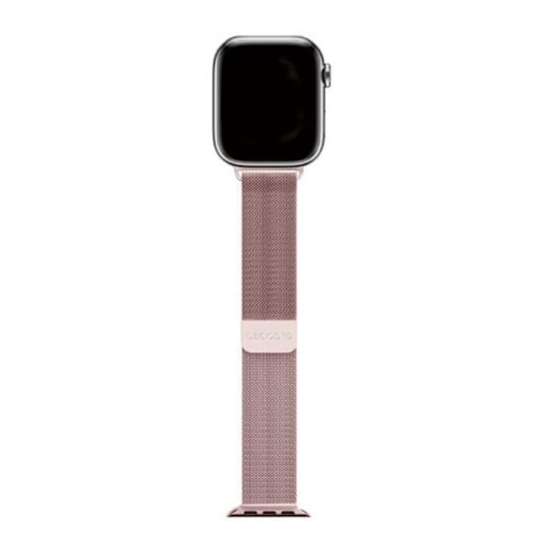 Armband för Apple Watch 38 / 40 / 41 / 42 mm i Milanese mesh Milan Traction Decoded Rose Rosa