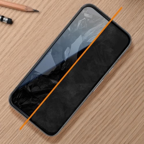 Skærmbeskytter til Google Pixel 8a Hærdet glas Anti-Fingerprint Full Glue Mocolo Black