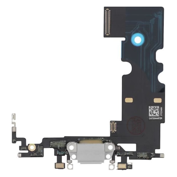 Lightning opladerkabel - AVIZAR - iPhone SE 2020 - Sølv - Kablet - CE og RoHS Grå