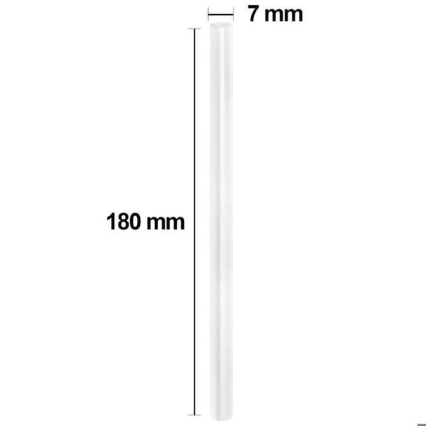 5-pack av limstift 7x180mm vit Vit