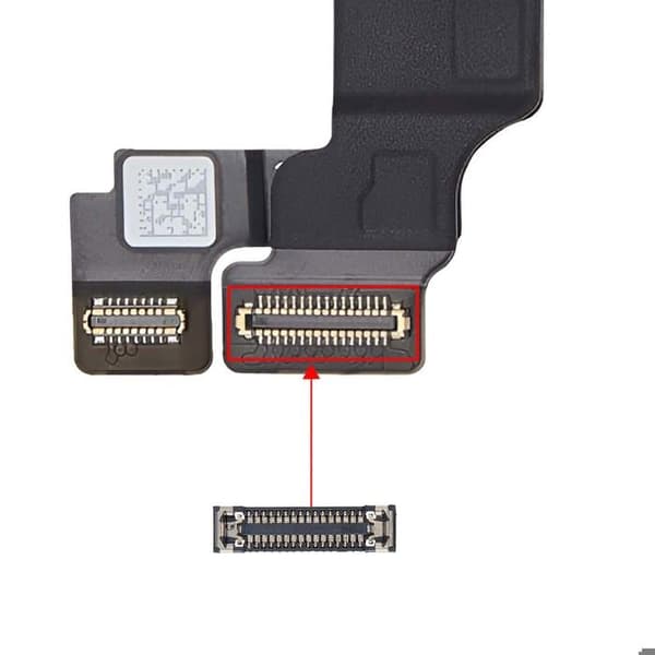 FPC 32-stiftsstik til iPhone 15 / 15 Plus / 15 Pro / 15 Pro Max Sort Svart