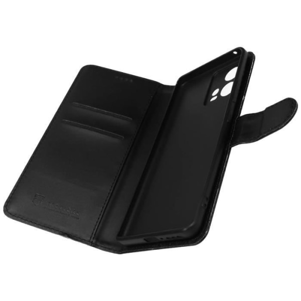 Fodral till Motorola Edge 30 Fusion - Tactical Field Notes - Svart - Hårt skal - Syntet - Flip