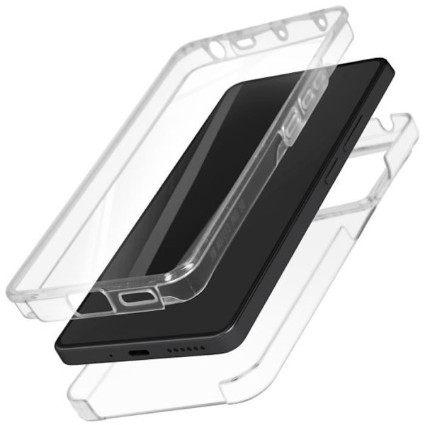 Helt fodral till Xiaomi Redmi Note 13 Pro 5G - AVIZAR - Transparent - Stel - Syntet - Blandat Transparent