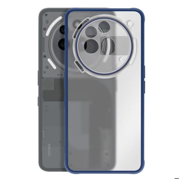 Coque Antichoc - Nothing - Telefon 3a Pro - Blå - Forstærkede Lægger - Antiskrid Overflade Blå