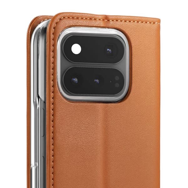 Plånboksfodral för Google Pixel 11 Pro Fold Anti-RFID med Stöd Abeel Brun brun