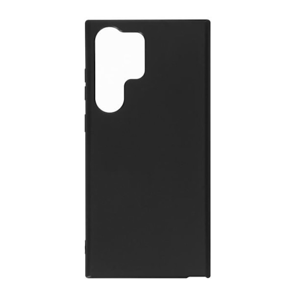Taske til Samsung S23 Ultra Resistant Silikone Gel Blød Fleksibel Tynd Sort Svart