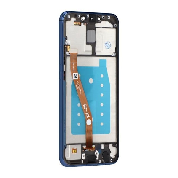 LCD-skärm + Pekskärm för Huawei Mate 20 Lite med Blått Chassi Blå