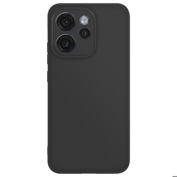 Silicone Cover til Oppo 15 Pro, Stødabsorberende, Olieforsinket, Sort Svart