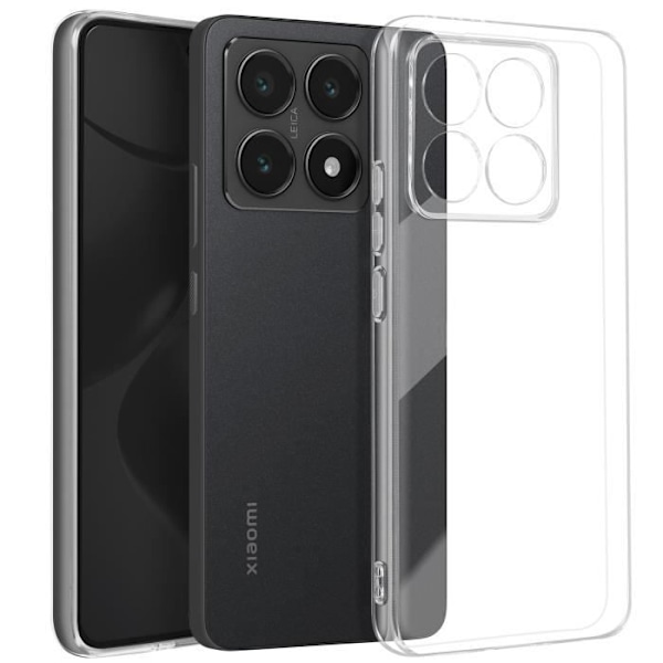 Coque Fin för Xiaomi 14T Tjocklek 0.3mm Fuktresistent Transparent Transparent