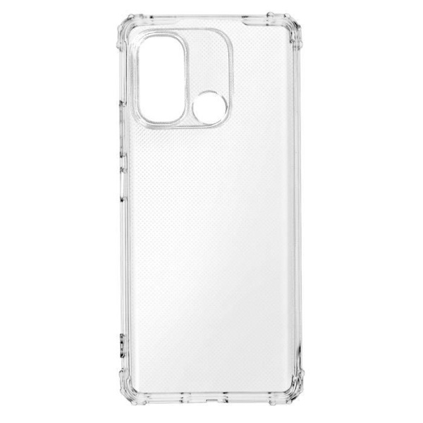 Fodral till Xiaomi Redmi 12C - AVIZAR - Flexibelt silikon - Förstärkta hörn - Genomskinlig Vit