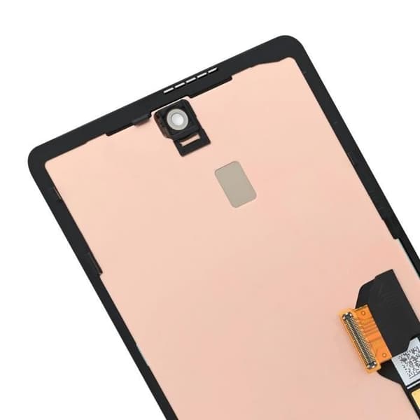Fuld Skærm - GOOGLE - Pixel 6a - OLED 6.1 tommer - Sort Ramme - Nem Installation Svart