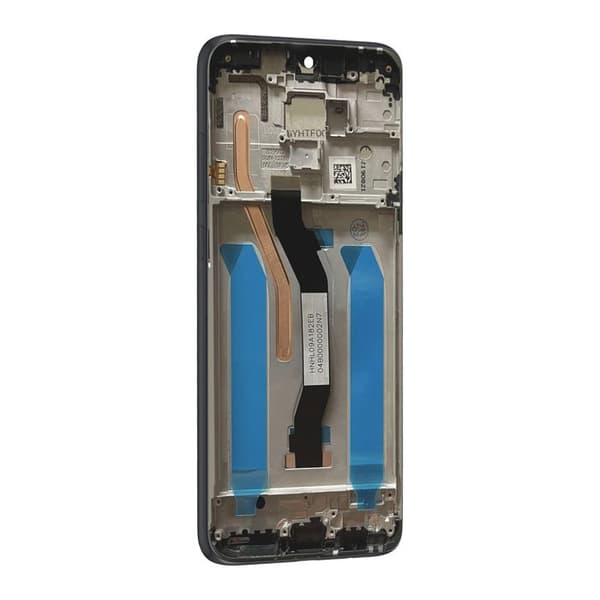 LCD-skärm - Xiaomi - Redmi Note 8 Pro - Ersättning - Förmonterad på chassi - Svart Svart