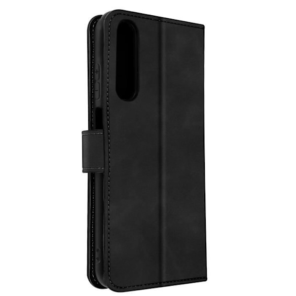 AVIZAR Pung-etui til HTC Desire 22 Pro - Sort - Videounderstøttelsesfunktion - Magnetisk fane Svart