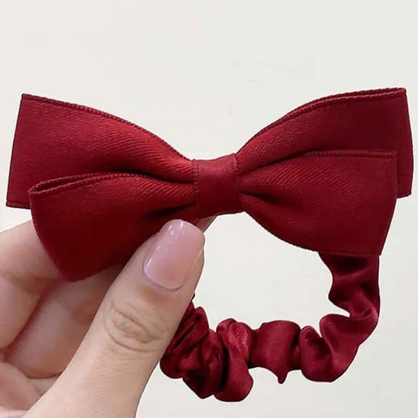 Chouchou - AVIZAR - Fluga - Satin - Röd - Elegant Röd