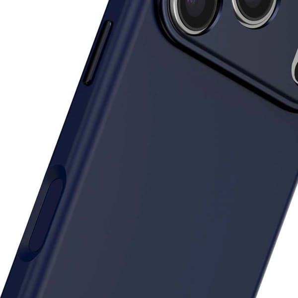 MagSafe Cover - DEKODET - iPhone 17 Pro - Antimikrobiel Silikone - Stødbeskyttelse - Blød Foring Blå