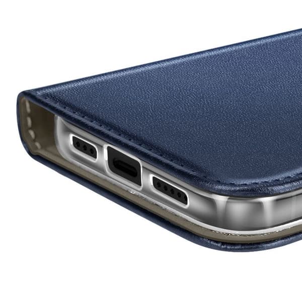 Folio Etui - AVIZAR - iPhone 17 - Simililæder - Kreditkortholder - Videostøtte Blå