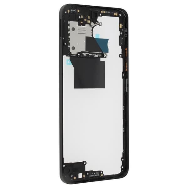 AVIZAR Central Chassi för Xiaomi Redmi 12 4G - Mörkgrå - Byte av den centrala delen - Vikt: 34 g Grå