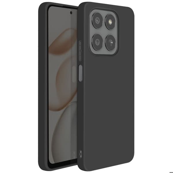 Etui til Honor 400 Smart - MAYAXESS - Blød Silikone - Stødabsorberende - Mat Finish - Sort Svart