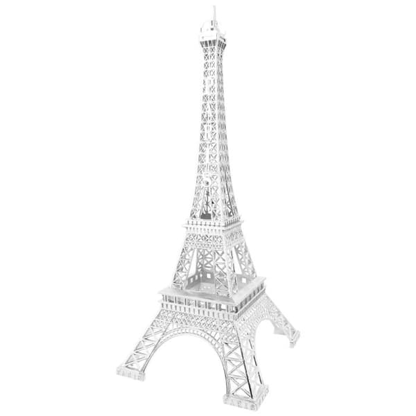 Eiffeltornets staty Stora replik 38cm - Silver