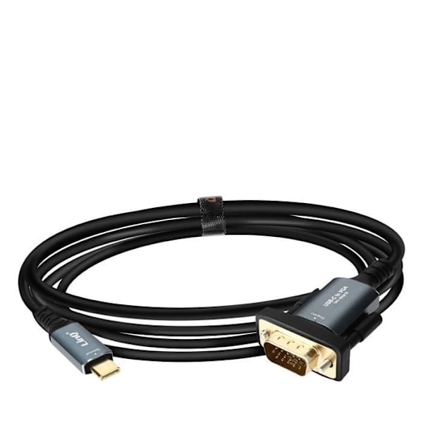 USB-C til VGA Full HD 1080p Plug and Play-kabellængde 1,8 m LinQ