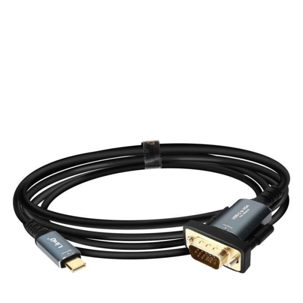 USB-C - VGA Full HD 1080p Plug and Play -kaapelin pituus 1,8 m LinQ