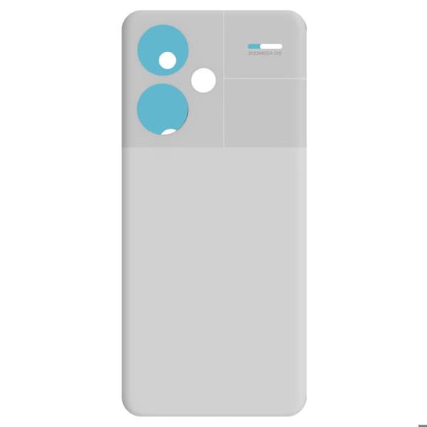 Bakre glas - Xiaomi - Redmi Note 13 Pro Plus - Vit - Ersättning - Förenklad installation Vit