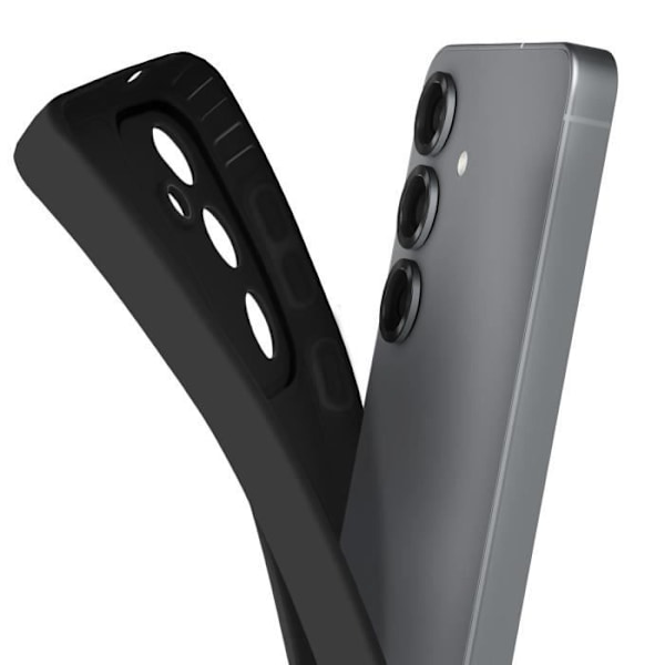 Coque til Samsung Galaxy S25 Plus Silikone Blød Kamera Beskyttet Sort Svart