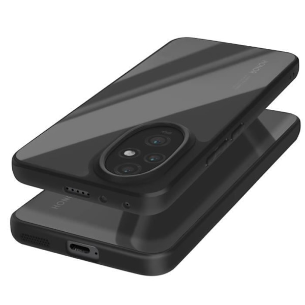 Honor 200 telefontaske - AVIZAR - hård ryg og blød silikonekontur - sort Svart