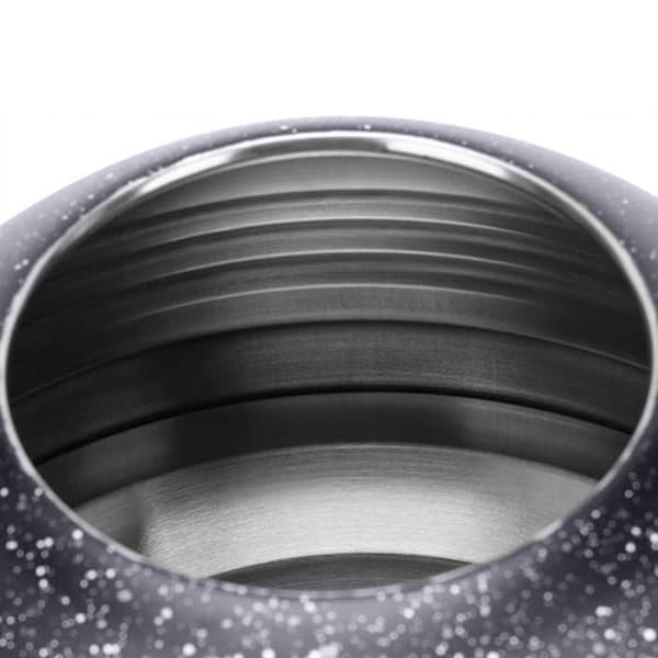 Fløjte Kedel - CHEFFINGER - Cheffinger Grå - 3L - Marmor Design - Induktionskompatibel Grå