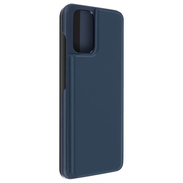 Housse - AVIZAR - Xiaomi Redmi Note 10 / Note 10s - Visningsvindue - Video Støtte - Hård Beskyttelse Midnattsblå