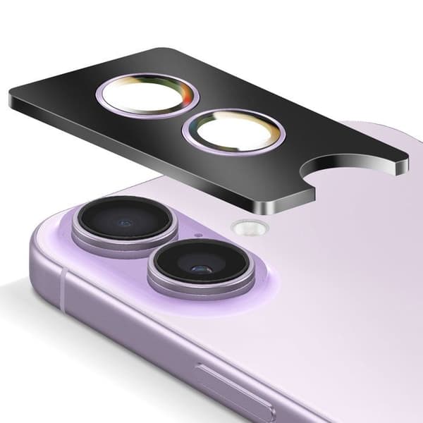 Kamerabeskyttelse til iPhone 16 / 16 Plus / 17 Anti-Ridser Rhinoshield Lilla Violett