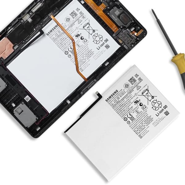 Erstatningsbatteri til Galaxy Tab A9 Plus Li-ion 7040mAh Service Pack Samsung Hvid Vit