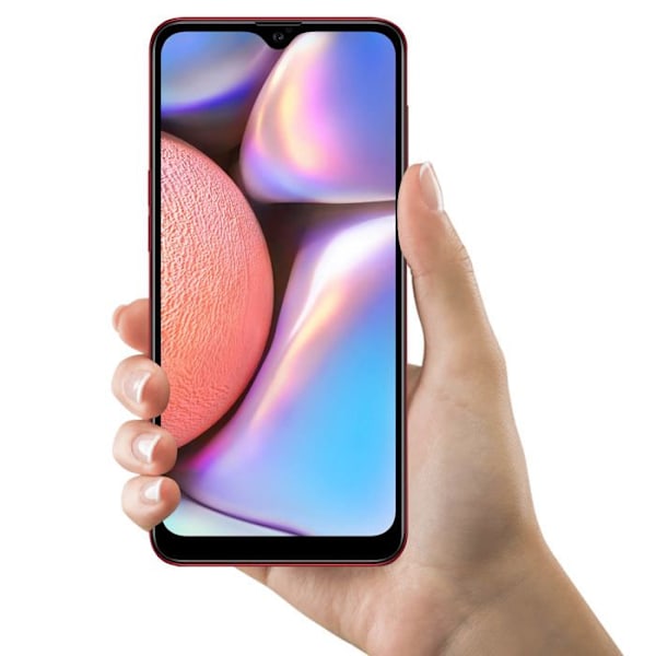 Komplet blok Samsung Galaxy A10s LCD-skærmudskiftning Touch Glas Sort Svart