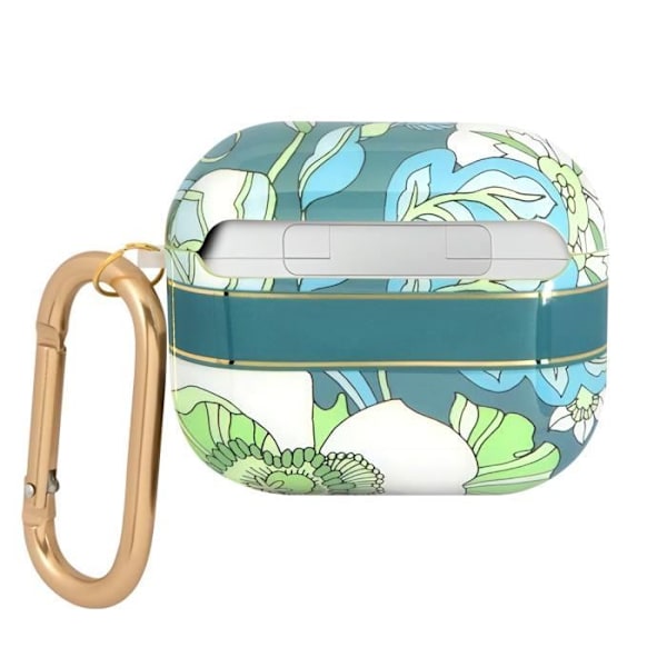 Coque til AirPods 3 med Karabinhage Delikat Blomstermotiv Guess Multifarvet Flerfärgad