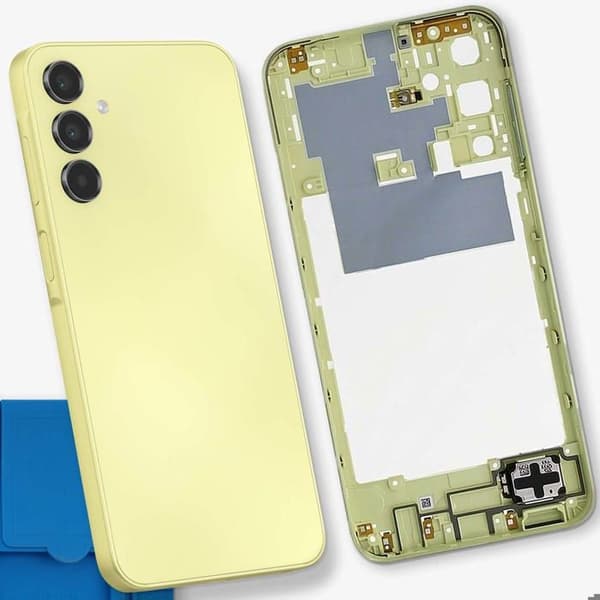 Erstatningscentralchassis til Galaxy A15 4G Service Pack Samsung Limegrøn Grön