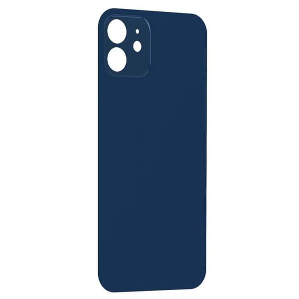 Udskiftningsglas bagpå til Apple iPhone 12 Midnight Blue Blå