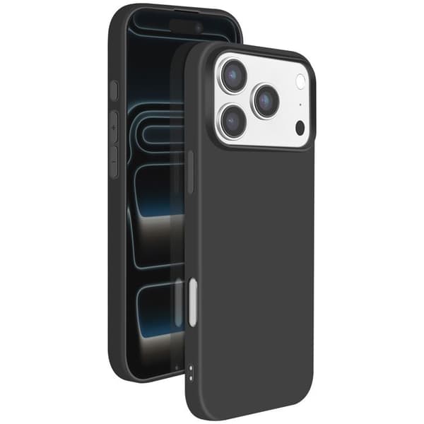 Coque - MAYAXESS - iPhone 17 Pro - Blød Silikone - Stødabsorberende - Mat Finish Svart