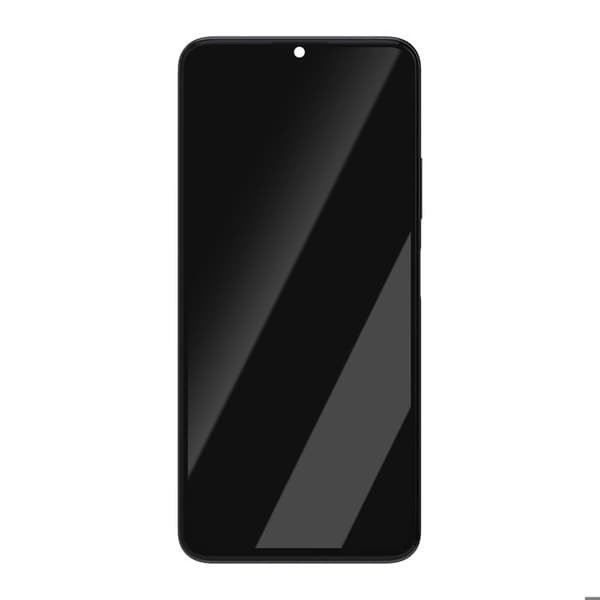 LCD-skærm - Huawei - Nova Y70 - Touchscreen - Original ramme - Sort Svart