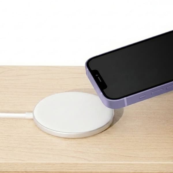 Magnetisk Magsafe-laddare för iPhone 12 Mini 15W Mayaxess Vit Vit
