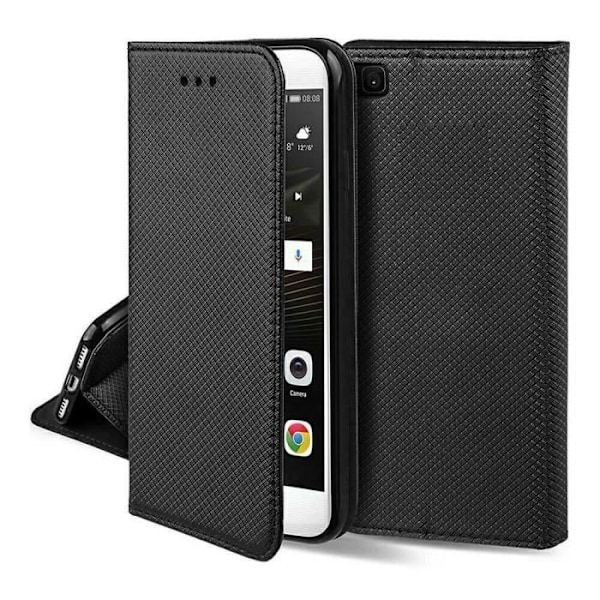 Etui til Xiaomi Redmi Note 13 Pro 5G / Poco X6 5G - Pung etui med magnetisk lukning Sort