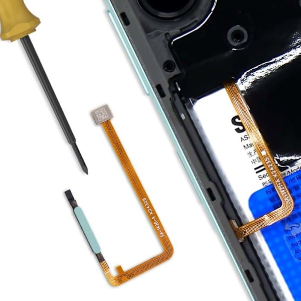 Digital Fingerprint Reader Reservedele til Samsung Galaxy A06 Lys Grøn