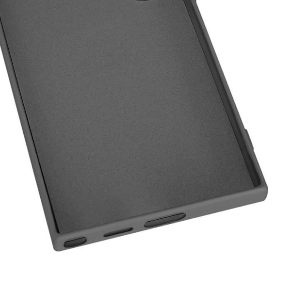 Fodral till Samsung Galaxy S24 Ultra - AVIZAR - Svart - Flexibel silikonringhållare Svart