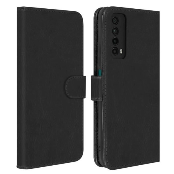 Huawei P smart 2021 Protection Case med kortholder Stand Funktion Sort