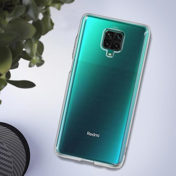 Coque - AVIZAR - Xiaomi Redmi Note 9S / 9 Pro / 9 Pro Max - Flexibel - Ultra-tunn - Transparent Vit Klar vit