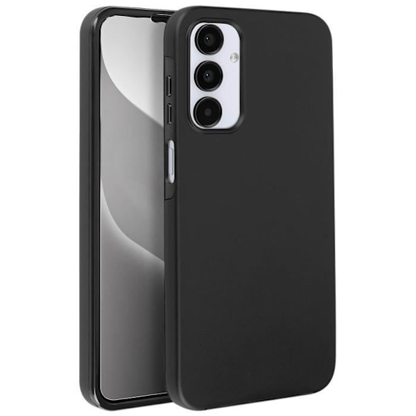 Komplet etui til Samsung A05S Hard og Front Soft Touch Black Svart