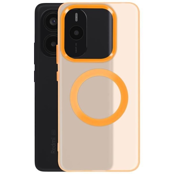 Coque til Xiaomi Redmi Note 14 5G MagSafe Stødresistent Militærkvalitet Orange Orange
