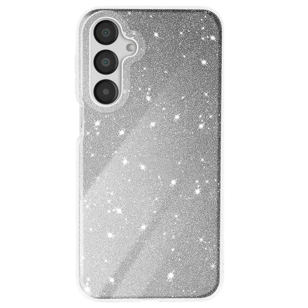 Glittrande Stötabsorberande Skalet för Samsung Galaxy A16 Silver Grå